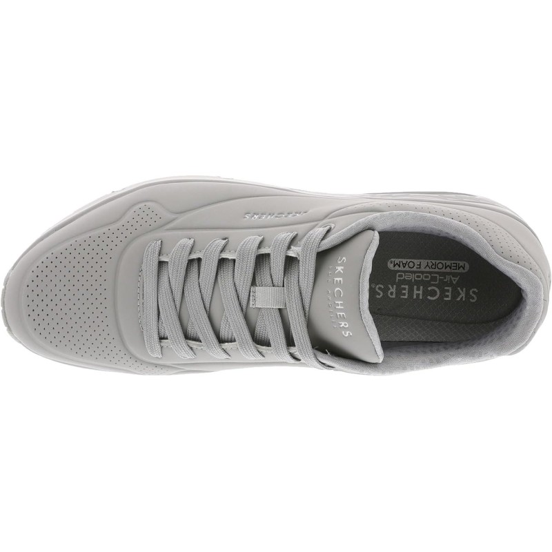Skechers Uno Stand On Air, Scarpe da Ginnastica Uomo - 46 EU Light Grey Durabuck Mesh Skechers Uno Stand On Air, Scarpe da Ginnastica Uomo - 46 EU Light Grey Durabuck Mesh