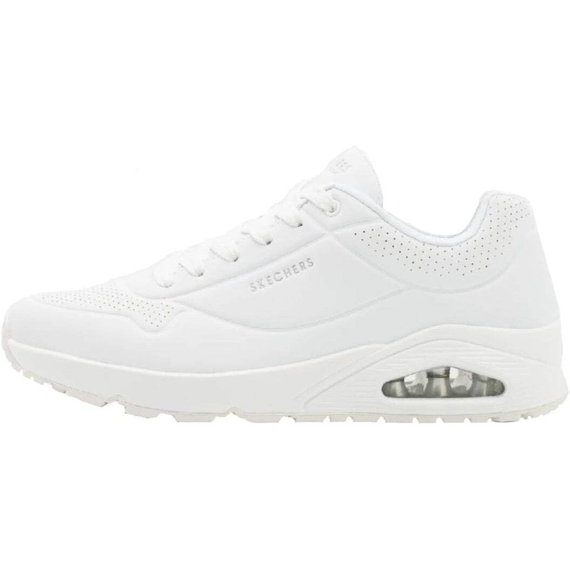 Skechers Uno Stand On Air, Scarpe da Ginnastica Uomo - 44 EU White Durabuck Mesh Skechers Uno Stand On Air, Scarpe da Ginnastica Uomo - 44 EU White Durabuck Mesh