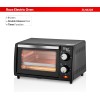 Zilan, Forno Elettrico 9 Litri, Doppio Vetro di Sicurezza, Timer, 2 Pz Resistenza al Quarzo, Vassoio raccoglibriciole, 1 Teglia Quadrata, Griglia Cromata, 800 Watt