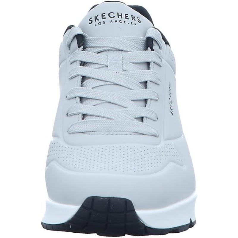 Skechers Uno Stand On Air, Scarpe da Ginnastica Uomo - 45.5 EU Light Gray Durabuck Black Trim Skechers Uno Stand On Air, Scarpe da Ginnastica Uomo - 45.5 EU Light Gray Durabuck Black Trim