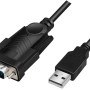 LogiLink AU0048A - Cavo adattatore USB 2.0 (tipo A) a seriale (RS232-9pin) per Win 11, lunghezza 1,5 m