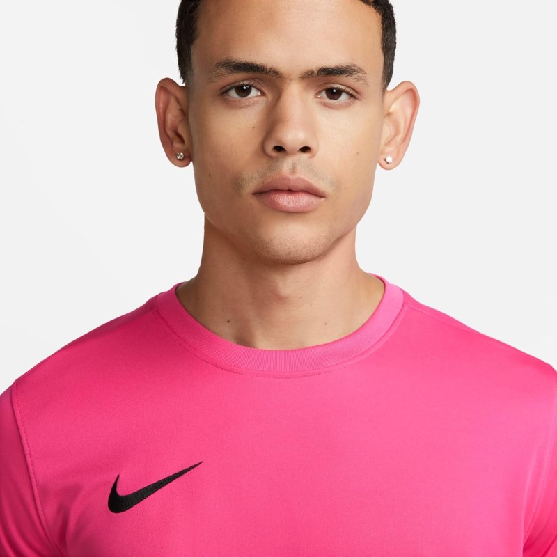 Nike M Nk Dry Tee Dfc Crew Solid - XXL Vivid Pink/Black Nike M Nk Dry Tee Dfc Crew Solid - XXL Vivid Pink/Black