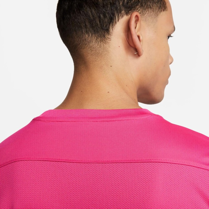 Nike M Nk Dry Tee Dfc Crew Solid - XXL Vivid Pink/Black Nike M Nk Dry Tee Dfc Crew Solid - XXL Vivid Pink/Black