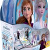 Liscianigiochi Frozen Coloring e Drawing School, Zainetto, Lavagnette, Manuale, Pennarelli, Multicolore, 92925