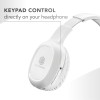 Music Sound | HEADBAND Bluetooth Basic | Cuffie on Ear Bluetooth con Archetto Estendibile - PlayTime 8h - Colore Bianco, One Size - Bianco