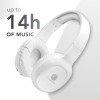 Music Sound | HEADBAND Bluetooth Basic | Cuffie on Ear Bluetooth con Archetto Estendibile - PlayTime 8h - Colore Bianco, One Size - Bianco