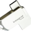 Integral Chiavetta USB 3.0 tipo C da 64 GB, 360 Dual e tipo A con custodia in metallo massiccio, velocità di trasferimento veloci e semplicemente Plug & Play - 64 Gb 360-C tipo C 3.0 1 confezione