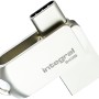 Integral Chiavetta USB 3.0 tipo C da 64 GB, 360 Dual e tipo A con custodia in metallo massiccio, velocità di trasferimento veloci e semplicemente Plug & Play - 64 Gb 360-C tipo C 3.0 1 confezione