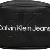 Calvin Klein Borsa a Tracolla Donna Camera Bag Piccola - Taglia Unica Nero (Black)