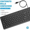 HP 150 Tastiera Cablata, Connessione con Cavo USB-A con la Lunghezza di 1 m, 12 Tasti Programmabili, Tastiera Qwerty, Layout Italiano, Compatibile con Windows 10 e 11, Nera HP 150 Tastiera Cablata, Connessione con Cavo USB-A con la Lunghezza di 1 m, 12 Tasti Programmabili, Tastiera Qwerty, Layout Italiano, Compatibile con Windows 10 e 11, Nera