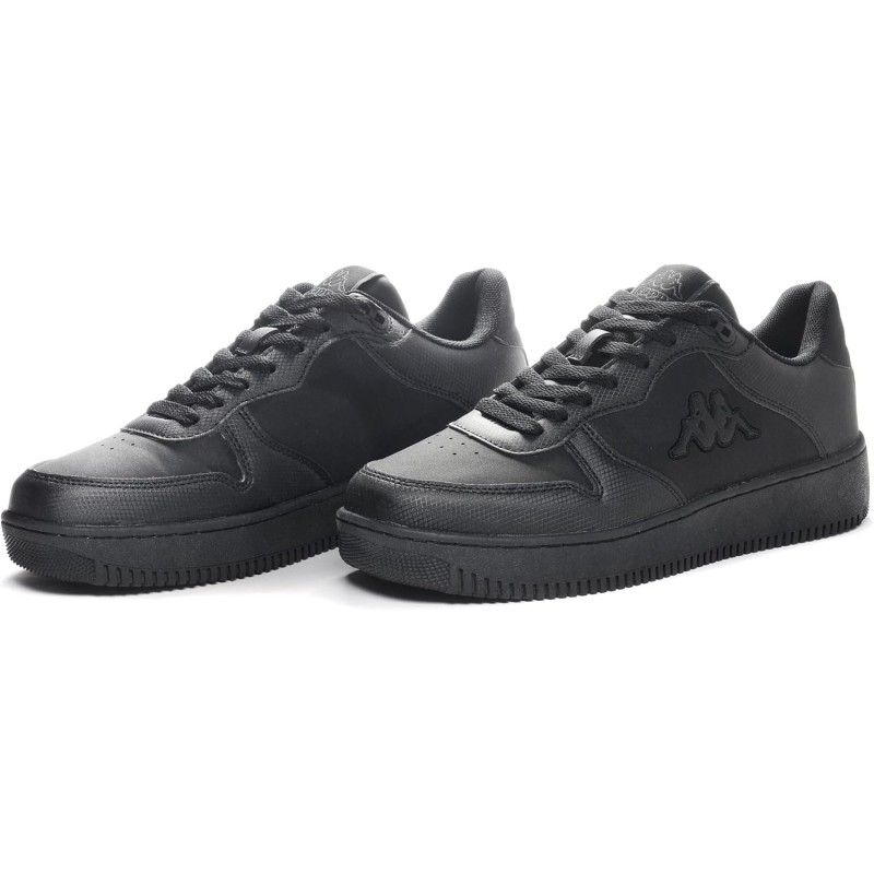Kappa - Sneakers Bassa, Uomo Donna, Poliestere, Fitness, Modello: Logo MASERTA - 43 EU Nero Kappa - Sneakers Bassa, Uomo Donna, Poliestere, Fitness, Modello: Logo MASERTA - 43 EU Nero