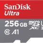 SanDisk 256GB Ultra scheda microSDXC + adattatore SD fino a 150 MB/s con prestazioni app A1 UHS-I Class 10 U1 - 256 GB