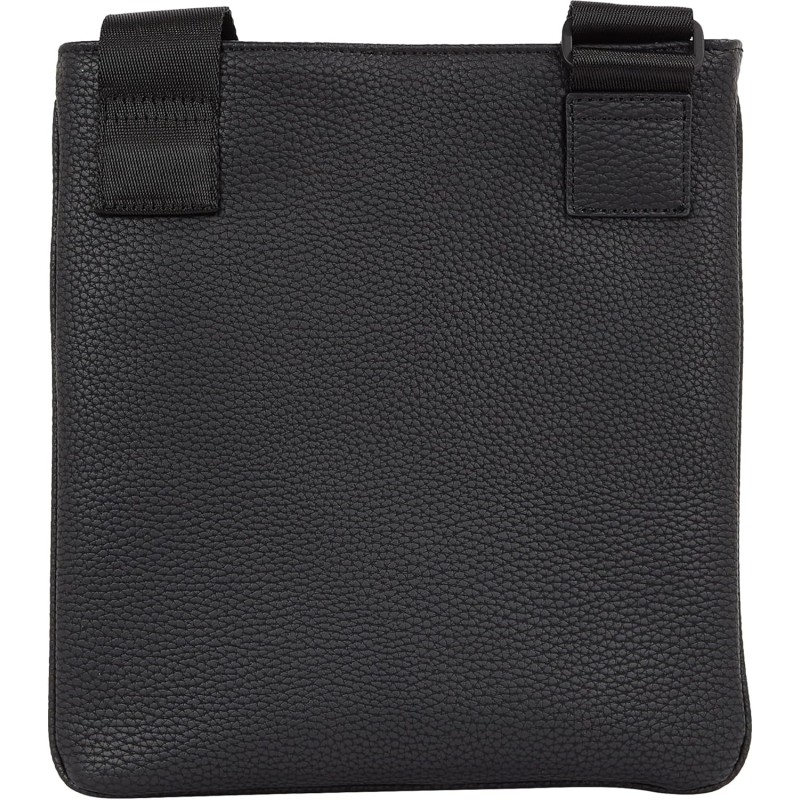 Tommy Hilfiger Uomo Borsa a Tracolla Essential PU Crossover Piccola, Nero (Black), Taglia Unica