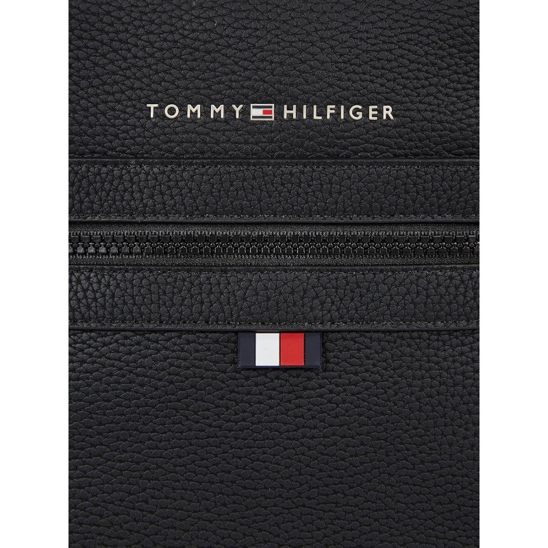 Tommy Hilfiger Uomo Borsa a Tracolla Essential PU Crossover Piccola, Nero (Black), Taglia Unica