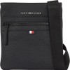 Tommy Hilfiger Uomo Borsa a Tracolla Essential PU Crossover Piccola, Nero (Black), Taglia Unica
