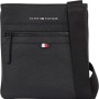Tommy Hilfiger Uomo Borsa a Tracolla Essential PU Crossover Piccola, Nero (Black), Taglia Unica