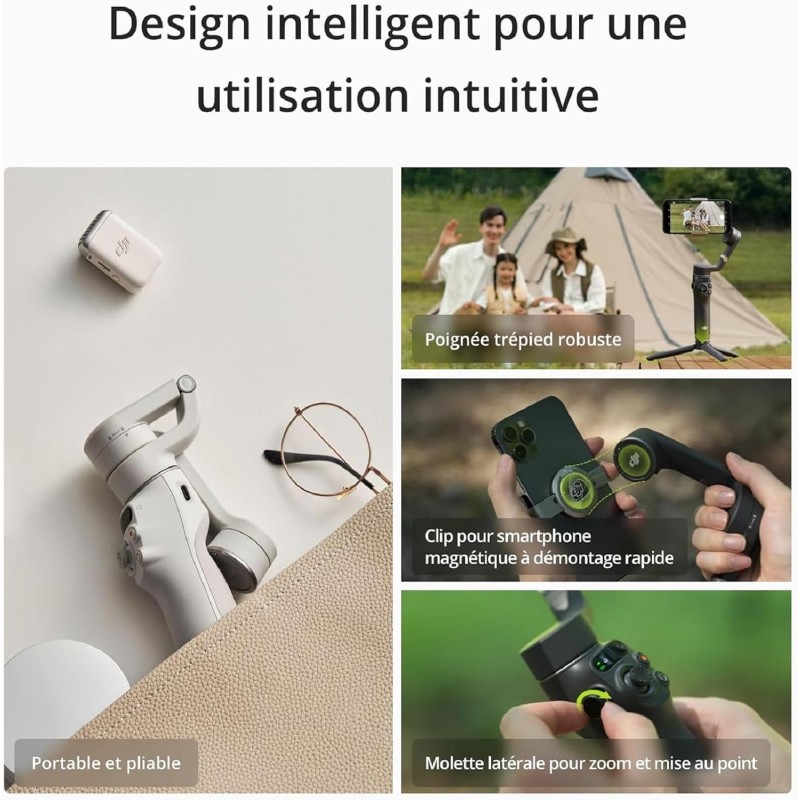 DJI Osmo Mobile 6, stabilizzatore per smartphone a 3 assi, manico telescopico integrato, tracciamento degli oggetti, portatile e pieghevole, stabilizzatore per vlog, YouTube TikTok, grigio ardesia DJI Osmo Mobile 6, stabilizzatore per smartphone a 3 assi, manico telescopico integrato, tracciamento degli oggetti, portatile e pieghevole, stabilizzatore per vlog, YouTube TikTok, grigio ardesia