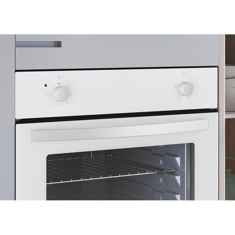Candy Idea Forno Elettrico da Incasso Ventilato, 70 Litri, Classe A, 4 Modalità di Cottura, Facile da Pulire, Controllo tramite App hOn, 59,5 x 59,5 x 56,8 cm, Bianco - FIDC B100
