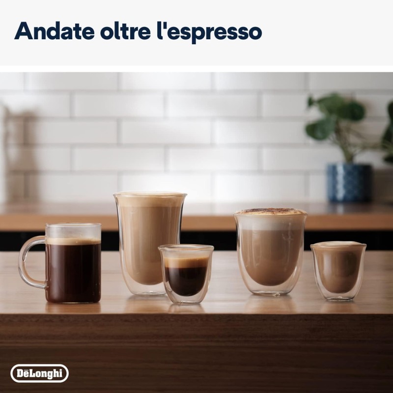 De'Longhi LA SPECIALISTA ARTE EC9155.W Macchina da caffè Manuale, 3 Ricette Preimpostate, Controllo Attivo della Temperatura, 8 Livelli di Macinazione, Lancia MyLatte Art, incluso KIT BARISTA, Bianco - Argento/Bianco De'Longhi LA SPECIALISTA ARTE EC9155.W Macchina da caffè Manuale, 3 Ricette Preimpostate, Controllo Attivo della Temperatura, 8 Livelli di Macinazione, Lancia MyLatte Art, incluso KIT BARISTA, Bianco - Argento/Bianco