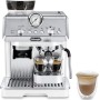 De'Longhi LA SPECIALISTA ARTE EC9155.W Macchina da caffè Manuale, 3 Ricette Preimpostate, Controllo Attivo della Temperatura, 8 Livelli di Macinazione, Lancia MyLatte Art, incluso KIT BARISTA, Bianco - Argento/Bianco