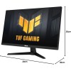 ASUS TUF Gaming VG249QM1A, Monitor Gaming 23.8”, FullHD (1920x1080), fino a 270Hz, Tempo di Risposta 1ms, G-Sync, Free-Sync Premium, Extreme Low Motion Blur, Nero - 24" FHD ASUS TUF Gaming VG249QM1A, Monitor Gaming 23.8”, FullHD (1920x1080), fino a 270Hz, Tempo di Risposta 1ms, G-Sync, Free-Sync Premium, Extreme Low Motion Blur, Nero - 24" FHD