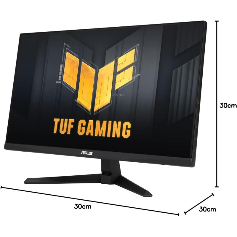 ASUS TUF Gaming VG249QM1A, Monitor Gaming 23.8”, FullHD (1920x1080), fino a 270Hz, Tempo di Risposta 1ms, G-Sync, Free-Sync Premium, Extreme Low Motion Blur, Nero - 24" FHD ASUS TUF Gaming VG249QM1A, Monitor Gaming 23.8”, FullHD (1920x1080), fino a 270Hz, Tempo di Risposta 1ms, G-Sync, Free-Sync Premium, Extreme Low Motion Blur, Nero - 24" FHD