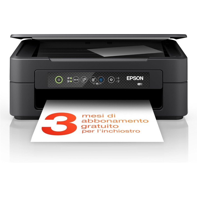 Epson Stampante Expression Home XP-2200, multifunzione 3 in 1: scanner/fotocopiatrice, A4, getto d'inchiostro a colori, Wi-Fi Direct, cartucce separate, ultracompatta Epson Stampante Expression Home XP-2200, multifunzione 3 in 1: scanner/fotocopiatrice, A4, getto d'inchiostro a colori, Wi-Fi Direct, cartucce separate, ultracompatta