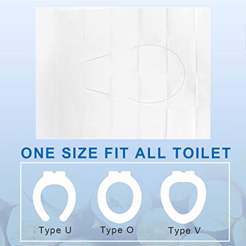 Romon 60 Pezzi Copriwater USA e Getta, Facile da Trasportare Coprisedile di Carta Risciacquabile per Viaggi all'aperto in Hotel - 60pcs/ 42.5 x 36cm Romon 60 Pezzi Copriwater USA e Getta, Facile da Trasportare Coprisedile di Carta Risciacquabile per Viaggi all'aperto in Hotel - 60pcs/ 42.5 x 36cm