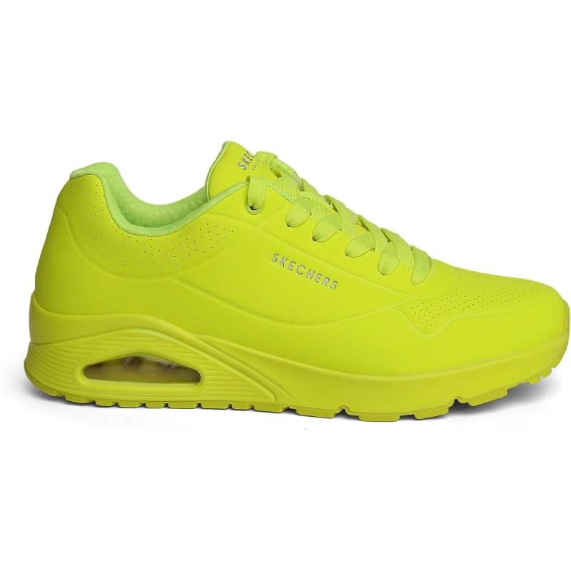 Skechers Uno Stand On Air, Scarpe da Ginnastica Uomo - 45 EU Lime Durabuck Trim Skechers Uno Stand On Air, Scarpe da Ginnastica Uomo - 45 EU Lime Durabuck Trim