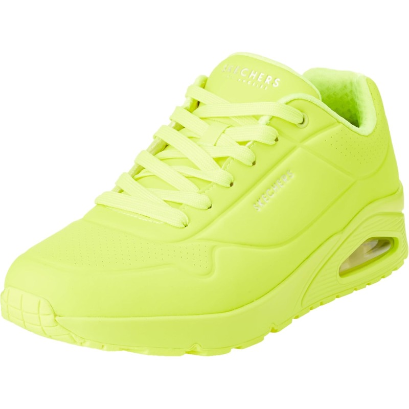 Skechers Uno Stand On Air, Scarpe da Ginnastica Uomo - 45 EU Lime Durabuck Trim Skechers Uno Stand On Air, Scarpe da Ginnastica Uomo - 45 EU Lime Durabuck Trim