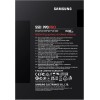 Samsung 990 PRO NVMe M.2 SSD, 1TB, PCIe 4.0, 7.450 MB/s in lettura, 6.900 MB/s in scrittura, SSD interno per giochi ed editing video, Nero, MZ-V9P1T0BW - 1 TB