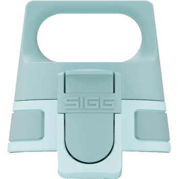 Sigg WMB One Top (Misura Unica), Tappo di Ricambio Adatto per Tutti i Modelli di Sigg Borraccia, Tappo Ermetico e Utilizzabile con Una Sola Mano - Blu (Glacier)