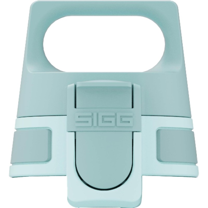 Sigg WMB One Top (Misura Unica), Tappo di Ricambio Adatto per Tutti i Modelli di Sigg Borraccia, Tappo Ermetico e Utilizzabile con Una Sola Mano - Blu (Glacier)