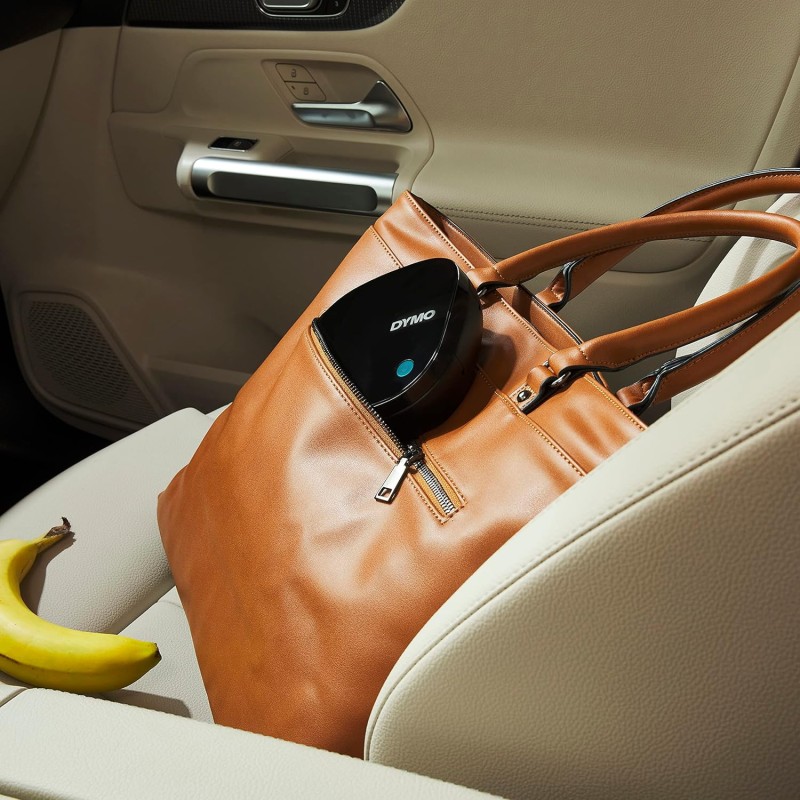 DYMO LetraTag 200B etichettatrice Bluetooth | Stampante per etichette compatta | Si connette a iOS e Android tramite tecnologia wireless Bluetooth | Include 3 rotoli di etichette assortite - Con 3 rotoli di etichette