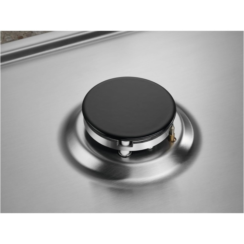 Electrolux Piano Cottura 5 fuochi, SlimLine Piano Cottura gas, 75 cm, EGS75362X, Livello di calore da 1 a 9, Griglia Professionale in Ghisa, Acciaio Inox - Acciaio Inox Electrolux Piano Cottura 5 fuochi, SlimLine Piano Cottura gas, 75 cm, EGS75362X, Livello di calore da 1 a 9, Griglia Professionale in Ghisa, Acciaio Inox - Acciaio Inox