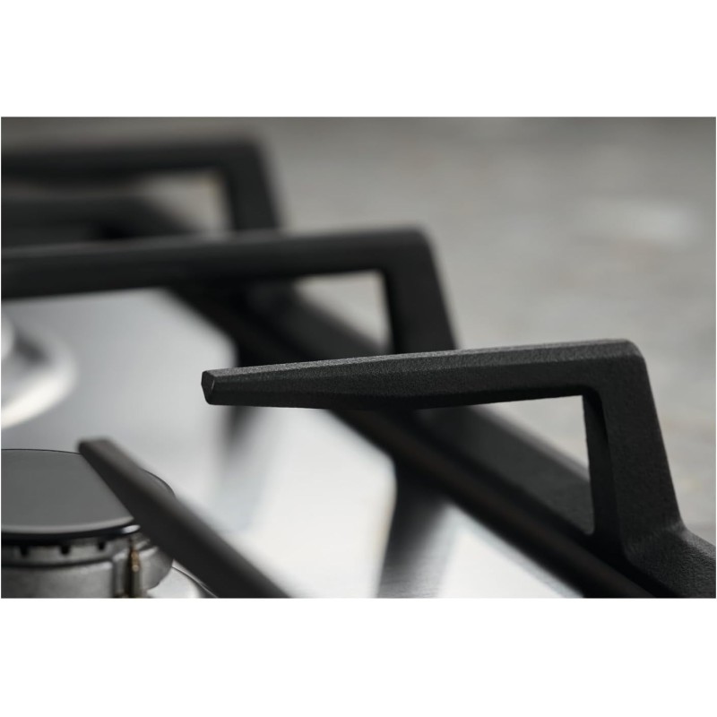 Electrolux Piano Cottura 5 fuochi, SlimLine Piano Cottura gas, 75 cm, EGS75362X, Livello di calore da 1 a 9, Griglia Professionale in Ghisa, Acciaio Inox - Acciaio Inox Electrolux Piano Cottura 5 fuochi, SlimLine Piano Cottura gas, 75 cm, EGS75362X, Livello di calore da 1 a 9, Griglia Professionale in Ghisa, Acciaio Inox - Acciaio Inox