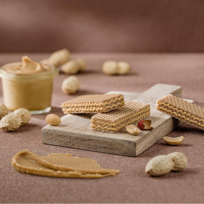Loacker Classic Peanut Butter, Fragranti Cialde di Wafer con Deliziosa Crema al Burro d'Arachidi, Merenda e Snack, Confezione da 175g - 1 Unità (Confezione da 175g) Loacker Classic Peanut Butter, Fragranti Cialde di Wafer con Deliziosa Crema al Burro d'Arachidi, Merenda e Snack, Confezione da 175g - 1 Unità (Confezione da 175g)