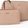 PRIMER First, Borsa a Tracolla Donna SINT/Pu, Taglia Unica - Beige