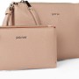 PRIMER First, Borsa a Tracolla Donna SINT/Pu, Taglia Unica - Beige
