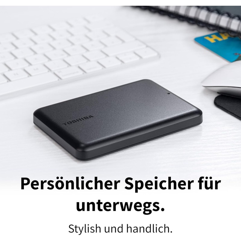 TOSHIBA Canvio Partner 1TB External HDD, Hard disk meccanico - 1TB