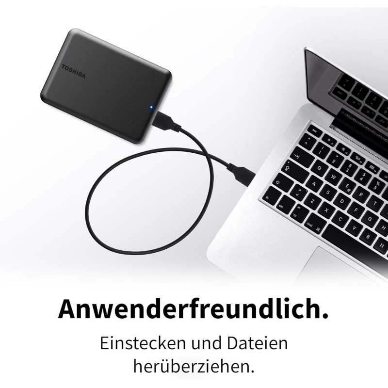 TOSHIBA Canvio Partner 1TB External HDD, Hard disk meccanico - 1TB