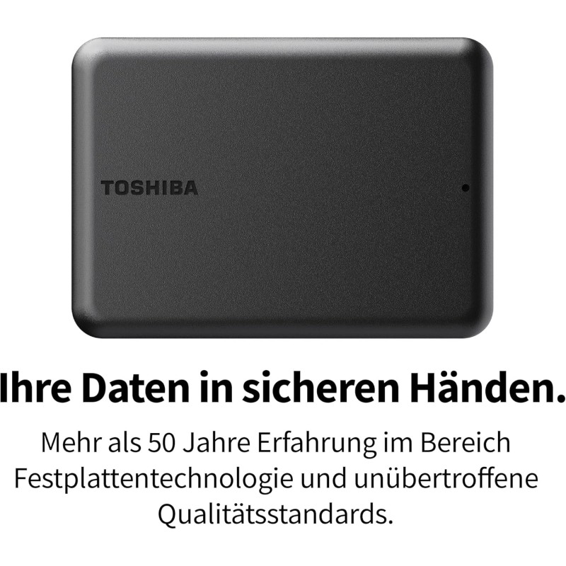 TOSHIBA Canvio Partner 1TB External HDD, Hard disk meccanico - 1TB