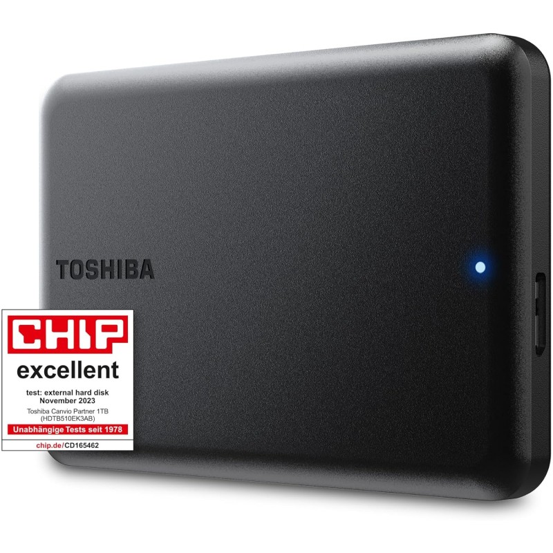 TOSHIBA Canvio Partner 1TB External HDD, Hard disk meccanico - 1TB