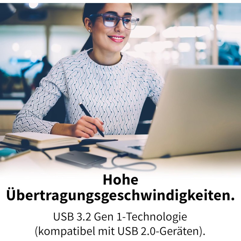 TOSHIBA Canvio Partner 1TB External HDD, Hard disk meccanico - 1TB