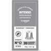 by Amazon Capsule caffè intenso compatibili con Nespresso, tostatura intensa, capsule in alluminio, 100 unità, 5 confezioni da 20 - Certificato Rainforest Alliance - 20 unità (Confezione da 5)