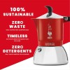 Bialetti Fiammetta Induction Caffettiera, Aluminium, Steel, Rosso, 2 Tazze - 2 Tazze Rosso Bialetti Fiammetta Induction Caffettiera, Aluminium, Steel, Rosso, 2 Tazze - 2 Tazze Rosso