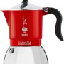 Bialetti Fiammetta Induction Caffettiera, Aluminium, Steel, Rosso, 2 Tazze - 2 Tazze Rosso