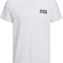 JACK & JONES Jjecorp Logo Tee SS O-Neck Noos T-Shirt Uomo - XXL White/Fit: Slim/Small Print/Black