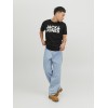 JACK & JONES Jjecorp Logo Tee SS O-Neck Noos T-Shirt Uomo - S Nero (Black Fit: Slim/Large Print/White) JACK & JONES Jjecorp Logo Tee SS O-Neck Noos T-Shirt Uomo - S Nero (Black Fit: Slim/Large Print/White)