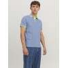 JACK & JONES Polo Plain Shirt Collar Polo - S Blu - Verde Chiaro JACK & JONES Polo Plain Shirt Collar Polo - S Blu - Verde Chiaro